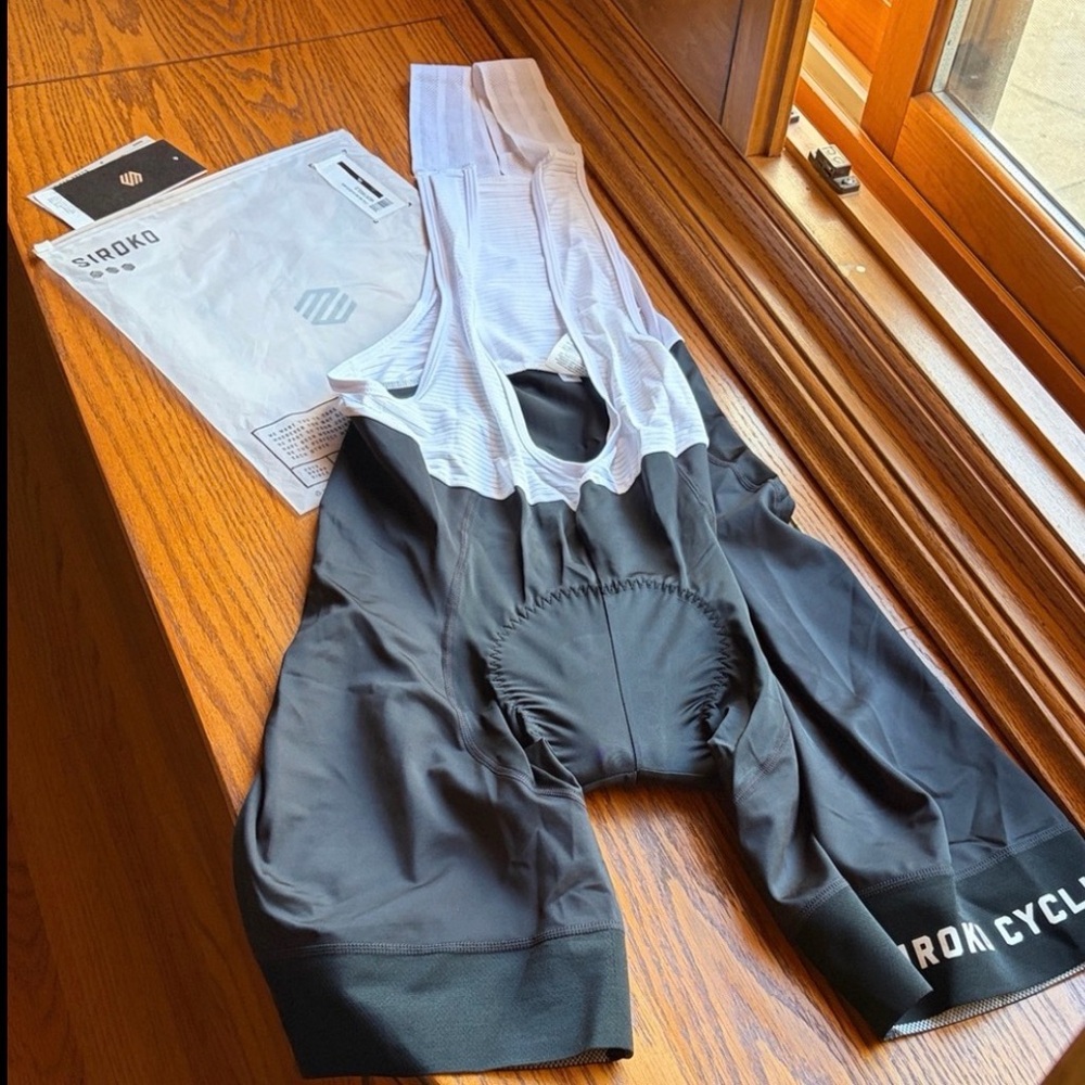 Siroko Men's Black Cycling Bib Shorts